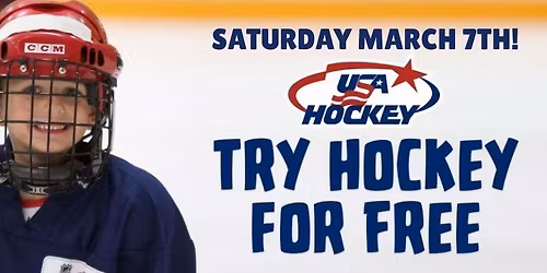 Try Hockey for Free Ages 4 - 17!