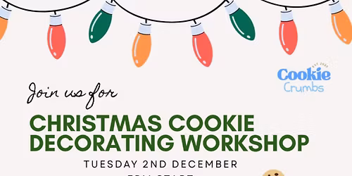 Christmas cookie decorating workshop
