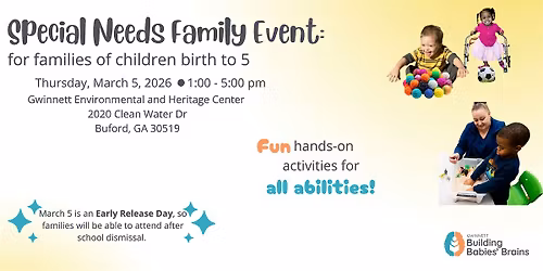 Special Needs Family Event