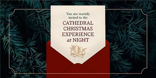 Cathedral Christmas Experience at Night