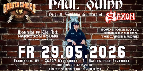  Paul Quinn (Saxon) - An Evening With The King