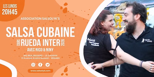 Cours de Salsa Cubaine Rueda Interm\u00e9diaire *Nouveau* | Portes Ouvertes