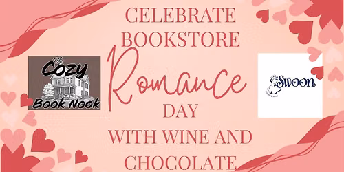 Bookstore Romance Day Wine and Chocolate Mini Bookstore Crawl
