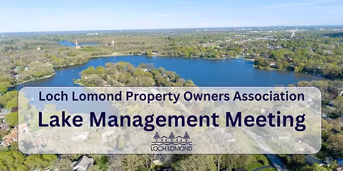 Lake Management Committee Meeting