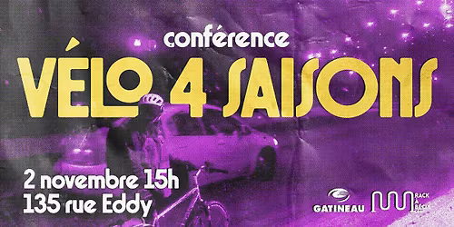Conf\u00e9rence v\u00e9lo-4-saisons