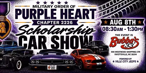 Military Order of Purple Heart Scholarship Carshow