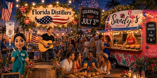 July 3rd Bash With Live Music, Food and IV Hydration!