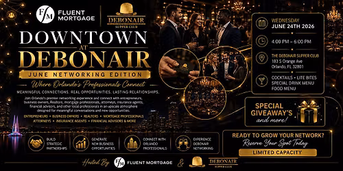 Downtown at Debonair | June Networking Edition