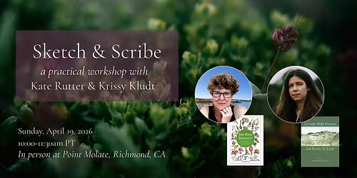 Sketch & Scribe ~ a practical workshop with Kate Rutter & Krissy Kludt