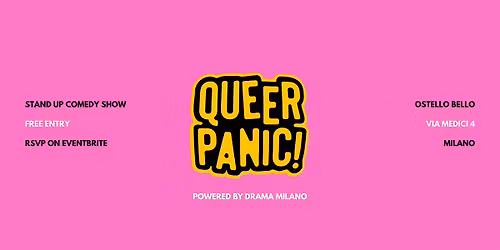 QUEER PANIC! \u2022 Ostello Bello Milano Duomo