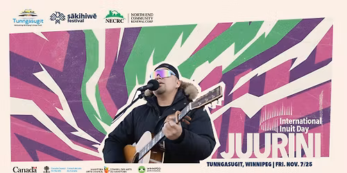 Juurini in Winnipeg for International Inuit Day