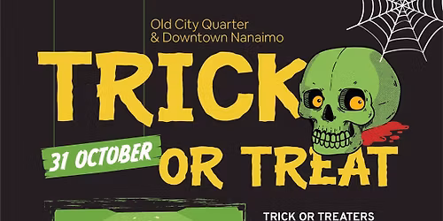 Trick or Treat in the OCQ and Downtown Nanaimo