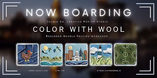 Beginner Needle Felting Workshop: Color with Wool at Track 15