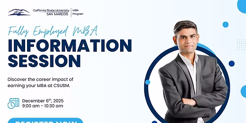 Fully Employed Master of Business Administration Information Session