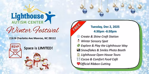 Lighthouse Autism Center Winter Festival - Monroe