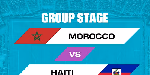 FIFA World Cup 26: Group C: Morocco vs. Haiti - Match 50