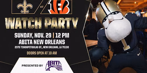 Saints at Bengals Watch Party 