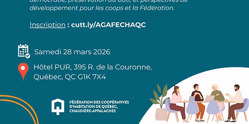 Assembl\u00e9e annuelle - FECHAQC - 28 mars