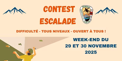 Contest escalade B\u00e9darieux 