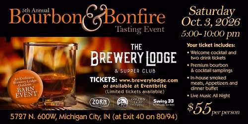 5th Annual Bourbon & Bonfire Tasting Event
