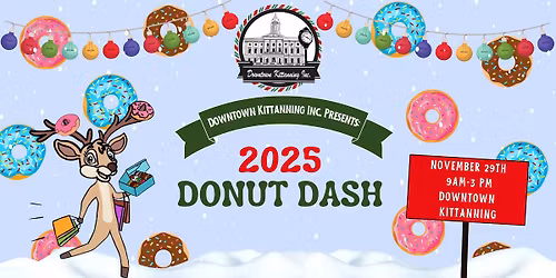 2025 Kittanning Donut Dash! (Small Business Saturday)