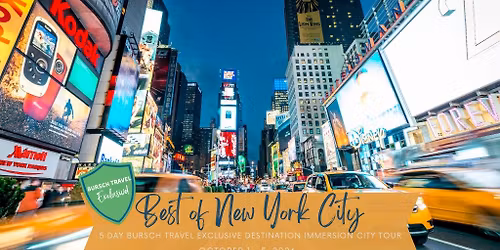 Best of New York City: October 1-5, 2026