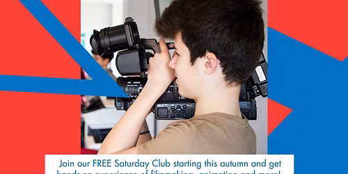 FREE Film & Screen Saturday Club for 13-16 year olds