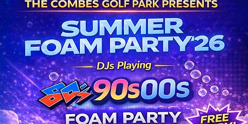 The Combes Golf Park Summer Foam Party 26