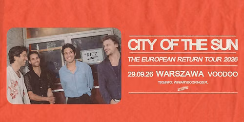 CITY OF THE SUN \/ 29.09.26 \/ VooDoo, Warszawa