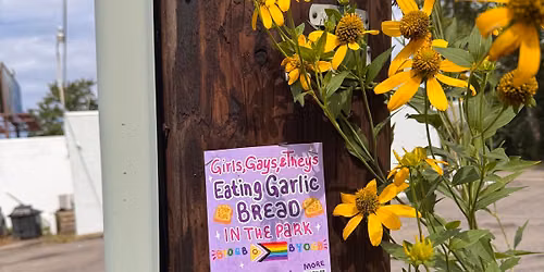 Girls, Gays, & Theys Eating Garlic Bread In the Park