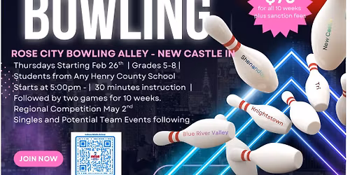 2026 Indiana Henry County Bowling Club Sign Up