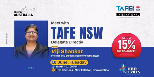 Meet with TAFE NSW Delegate at HBD Services Dhaka office