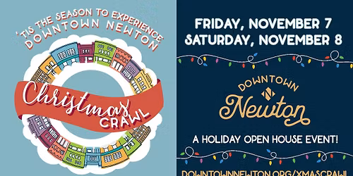 Downtown Newton Christmas Crawl