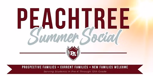 Peachtree Academy Summer Social