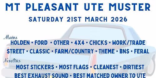 Mt Pleasant Show Ute Muster 