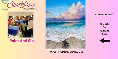 BellevuePaint and Sip, Paint Party, Paint Night With Stir Up The Paint
