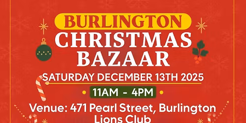 Burlington Christmas Bazaar