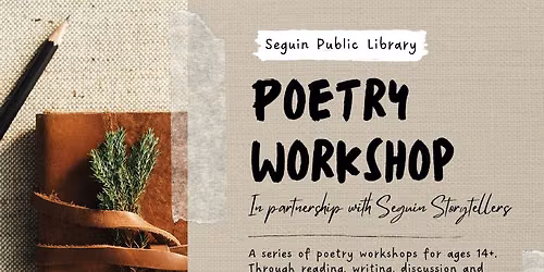 Poetry Workshop: The Open Page Poetry Workshop Series