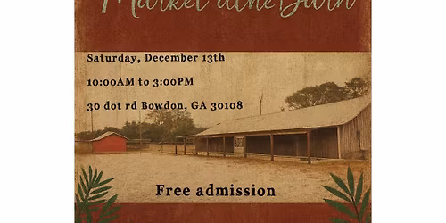 Christmas Market at The Barn
