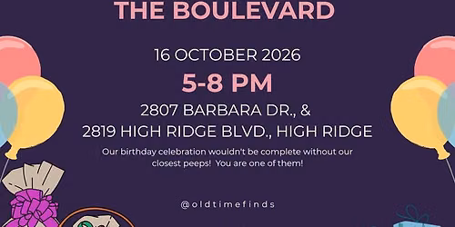 Birthday Bash on the Boulevard