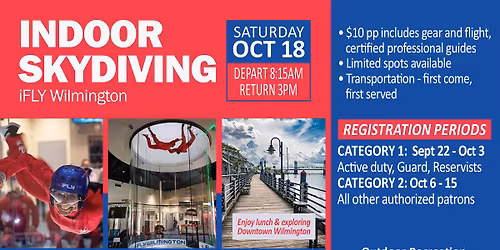 Indoor Skydiving (Base Access Only)