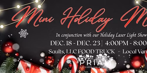 Mini Holiday Market with Priam Vineyards