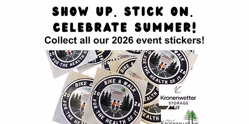 SHOW UP. STICK ON. and CELEBRATE SUMMER
