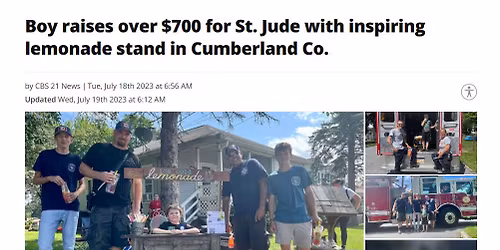 Squeeze for a Cause Lemonade Stand - Year 4!