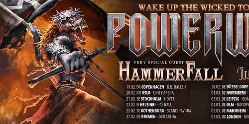 Powerwolf \u2022 ratiopharm arena \u2022 Neu-Ulm