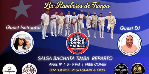 Sunday Dance Matinee Cuban Edition - April