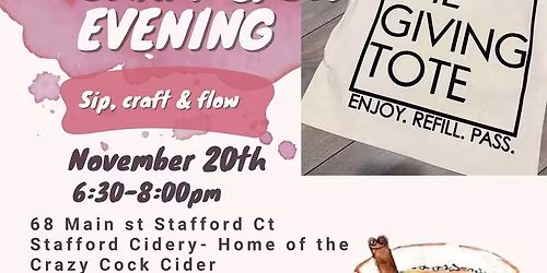 Craft & Sip Evening - Tote Bags!