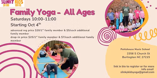 Slinky Kids Family Yoga