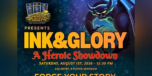 INK & GLORY: A Heroic Showdown - Lorcana Tournament at Nerdz with Money
