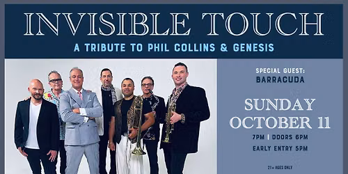 Invisible Touch: Genesis Tribute at Jergels